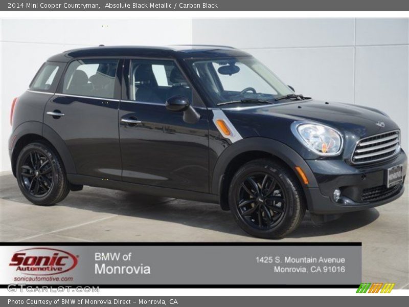 Absolute Black Metallic / Carbon Black 2014 Mini Cooper Countryman