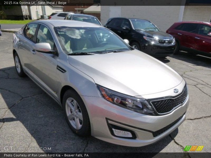 Satin Metal / Beige 2015 Kia Optima LX
