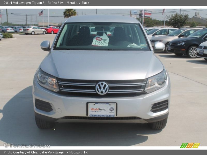 Reflex Silver Metallic / Black 2014 Volkswagen Tiguan S