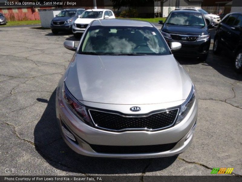 Satin Metal / Beige 2015 Kia Optima LX