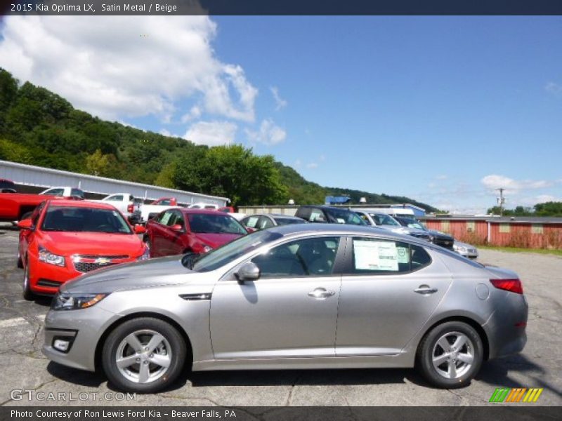 Satin Metal / Beige 2015 Kia Optima LX