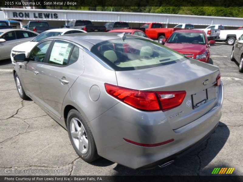 Satin Metal / Beige 2015 Kia Optima LX