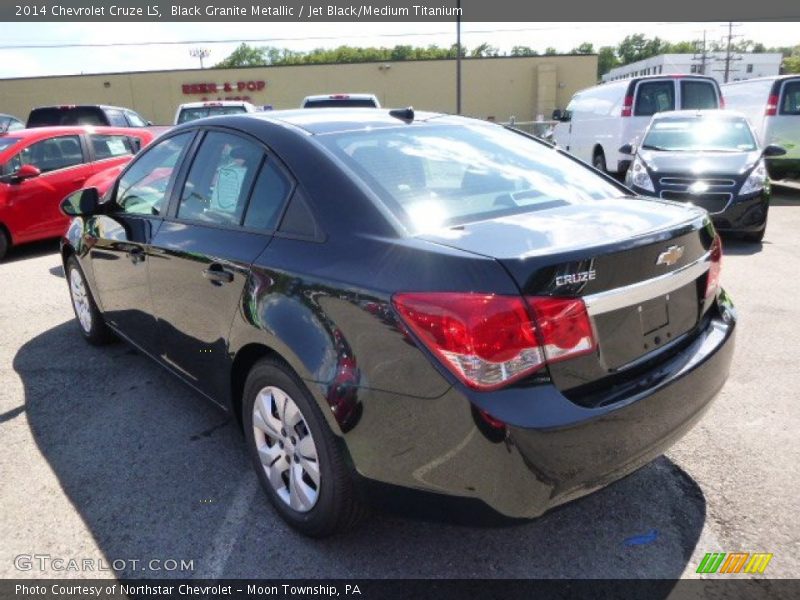 Black Granite Metallic / Jet Black/Medium Titanium 2014 Chevrolet Cruze LS