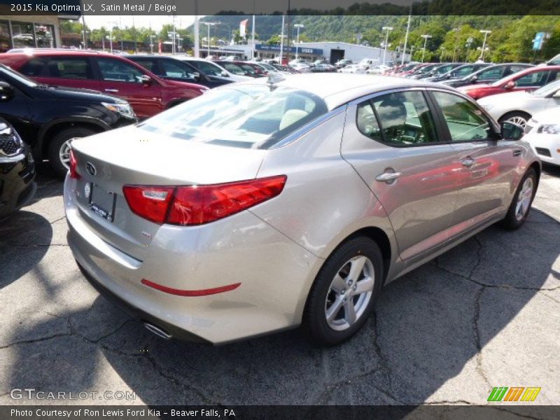 Satin Metal / Beige 2015 Kia Optima LX