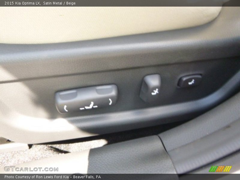Satin Metal / Beige 2015 Kia Optima LX