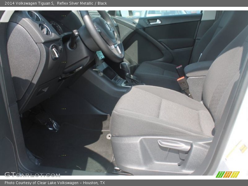 Reflex Silver Metallic / Black 2014 Volkswagen Tiguan S