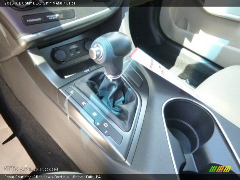 Satin Metal / Beige 2015 Kia Optima LX