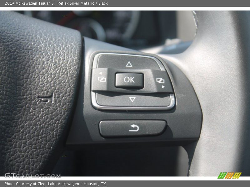 Reflex Silver Metallic / Black 2014 Volkswagen Tiguan S