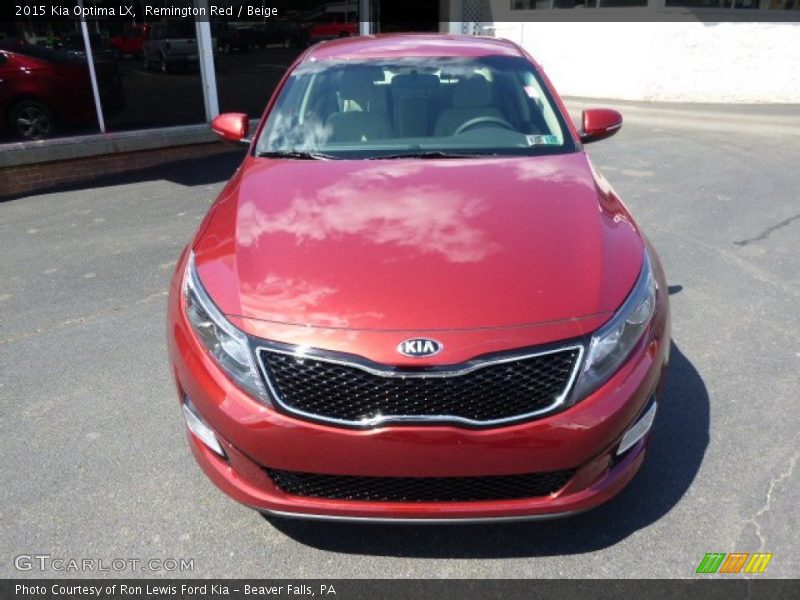 Remington Red / Beige 2015 Kia Optima LX