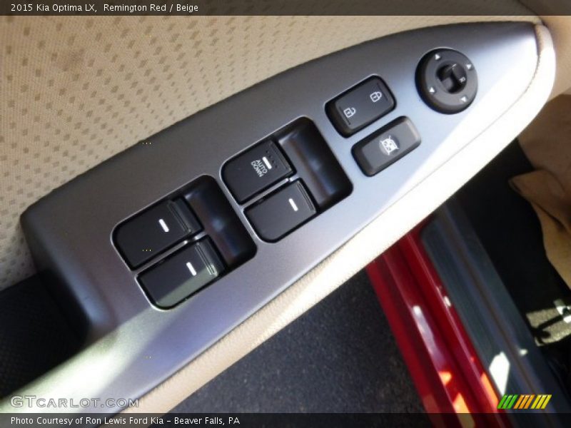 Remington Red / Beige 2015 Kia Optima LX