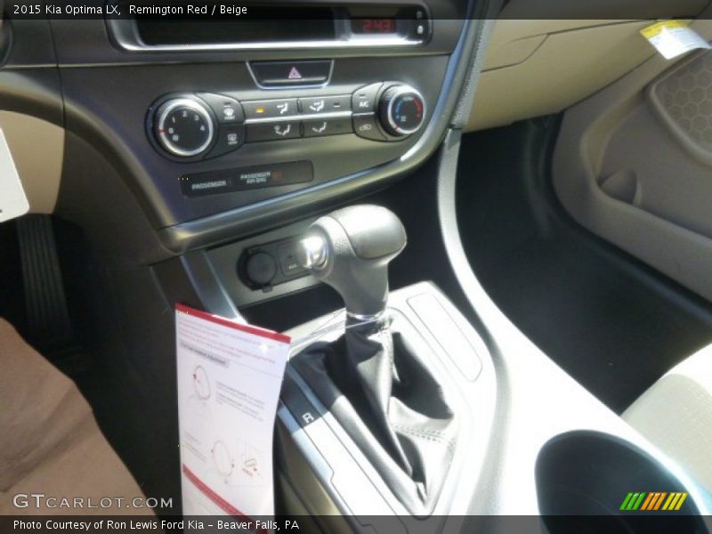 Remington Red / Beige 2015 Kia Optima LX