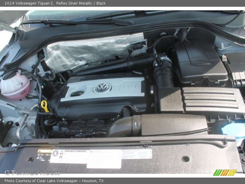Reflex Silver Metallic / Black 2014 Volkswagen Tiguan S