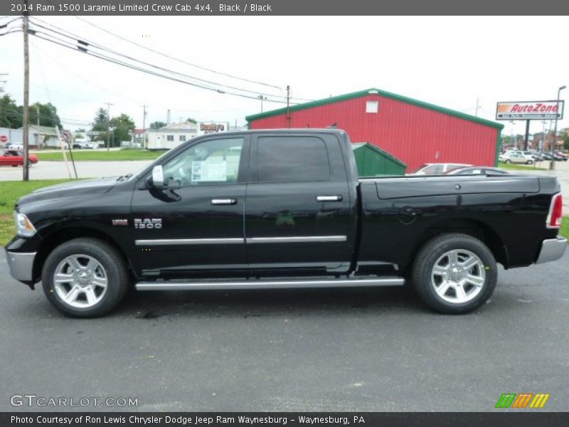 Black / Black 2014 Ram 1500 Laramie Limited Crew Cab 4x4