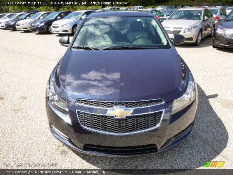 Blue Ray Metallic / Jet Black/Medium Titanium 2014 Chevrolet Cruze LS