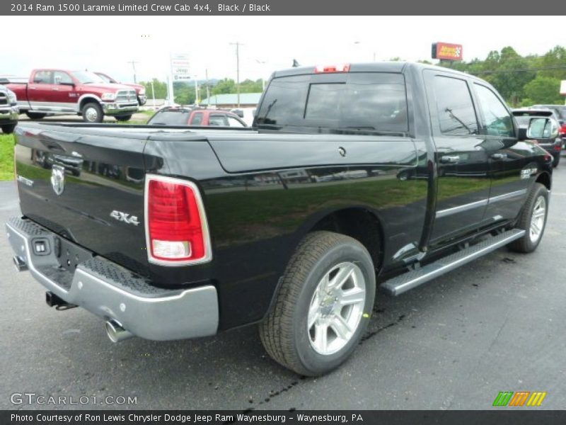 Black / Black 2014 Ram 1500 Laramie Limited Crew Cab 4x4