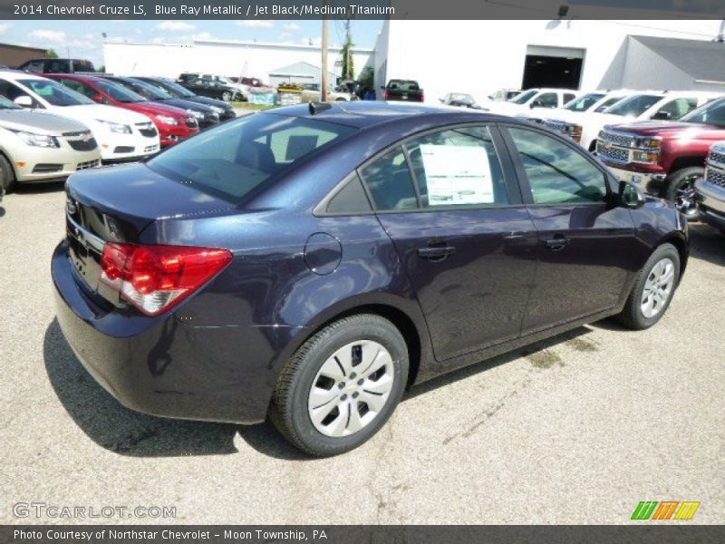 Blue Ray Metallic / Jet Black/Medium Titanium 2014 Chevrolet Cruze LS