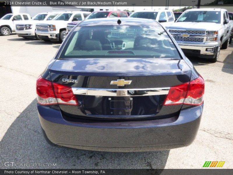 Blue Ray Metallic / Jet Black/Medium Titanium 2014 Chevrolet Cruze LS