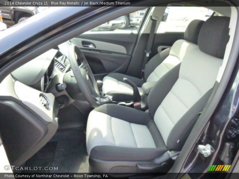 Blue Ray Metallic / Jet Black/Medium Titanium 2014 Chevrolet Cruze LS