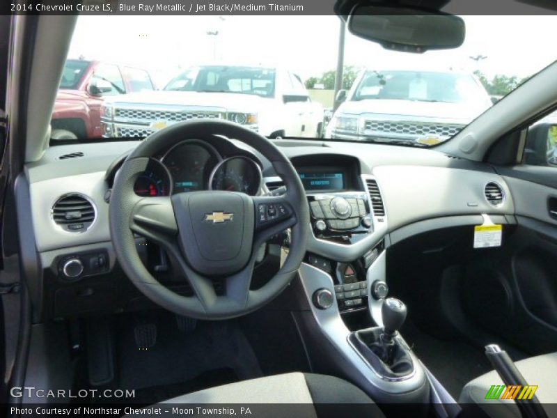 Blue Ray Metallic / Jet Black/Medium Titanium 2014 Chevrolet Cruze LS