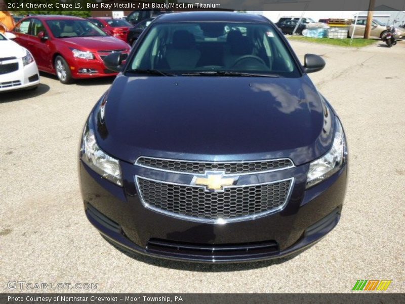 Blue Ray Metallic / Jet Black/Medium Titanium 2014 Chevrolet Cruze LS