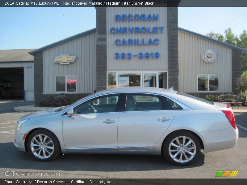 Radiant Silver Metallic / Medium Titanium/Jet Black 2014 Cadillac XTS Luxury FWD