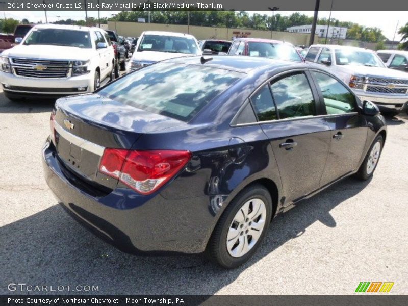 Blue Ray Metallic / Jet Black/Medium Titanium 2014 Chevrolet Cruze LS