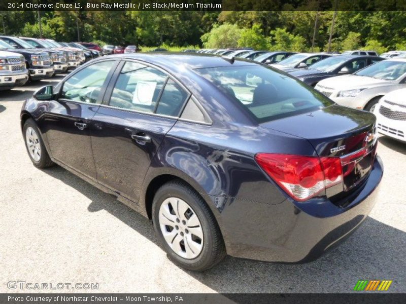 Blue Ray Metallic / Jet Black/Medium Titanium 2014 Chevrolet Cruze LS