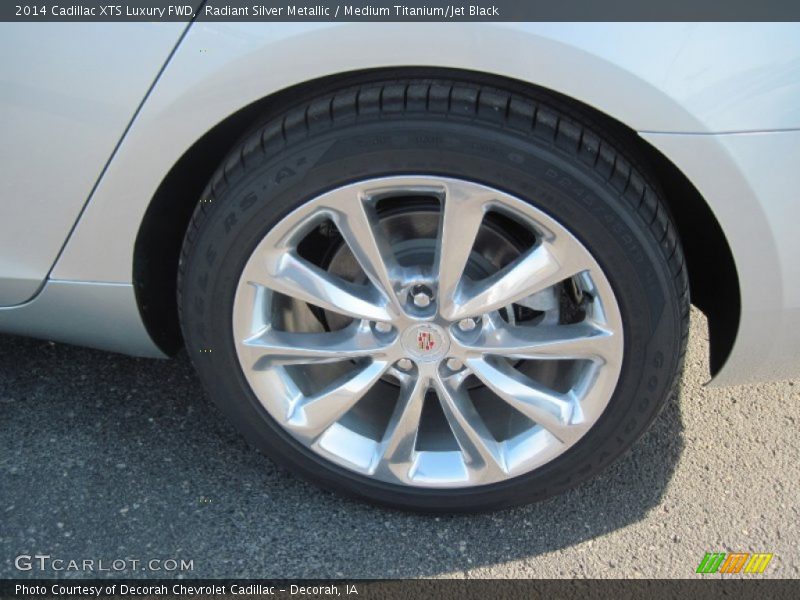 Radiant Silver Metallic / Medium Titanium/Jet Black 2014 Cadillac XTS Luxury FWD