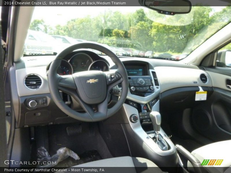 Blue Ray Metallic / Jet Black/Medium Titanium 2014 Chevrolet Cruze LS