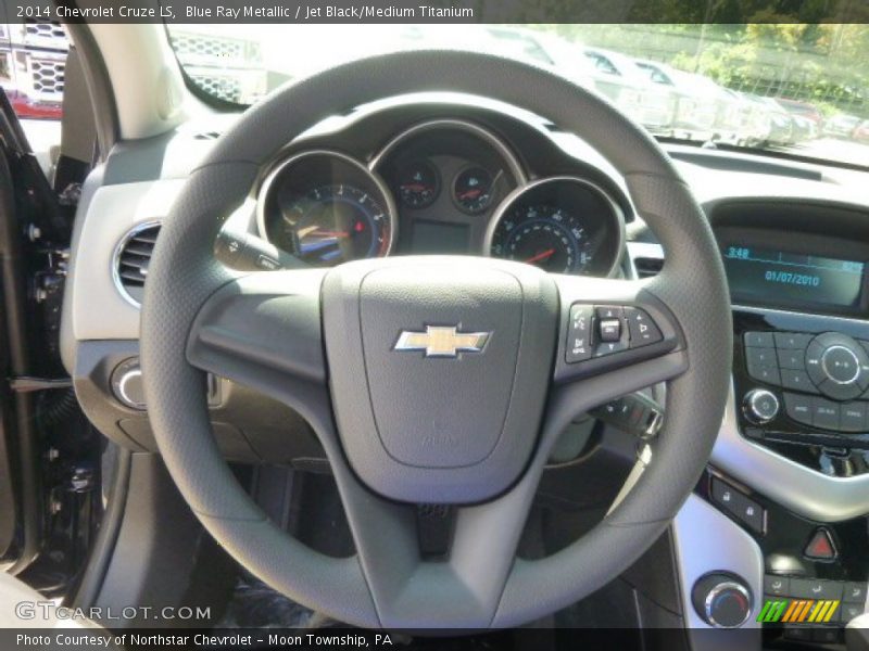 Blue Ray Metallic / Jet Black/Medium Titanium 2014 Chevrolet Cruze LS