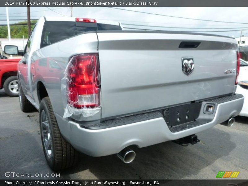 Bright Silver Metallic / Black/Diesel Gray 2014 Ram 1500 Express Regular Cab 4x4