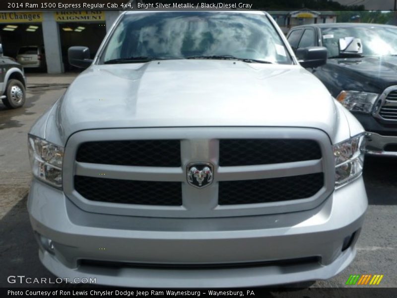 Bright Silver Metallic / Black/Diesel Gray 2014 Ram 1500 Express Regular Cab 4x4