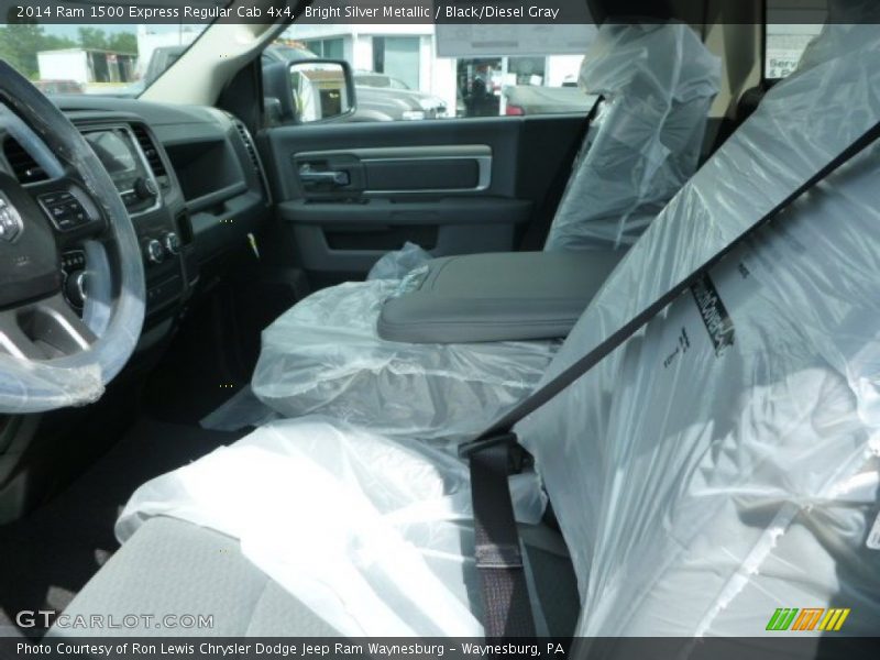 Bright Silver Metallic / Black/Diesel Gray 2014 Ram 1500 Express Regular Cab 4x4