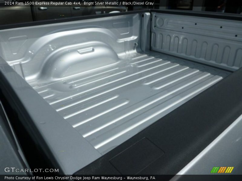 Bright Silver Metallic / Black/Diesel Gray 2014 Ram 1500 Express Regular Cab 4x4