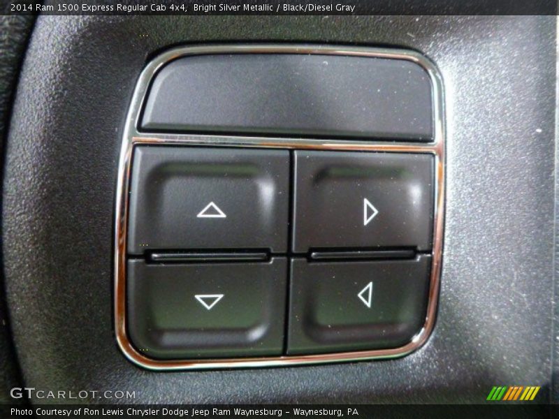 Bright Silver Metallic / Black/Diesel Gray 2014 Ram 1500 Express Regular Cab 4x4