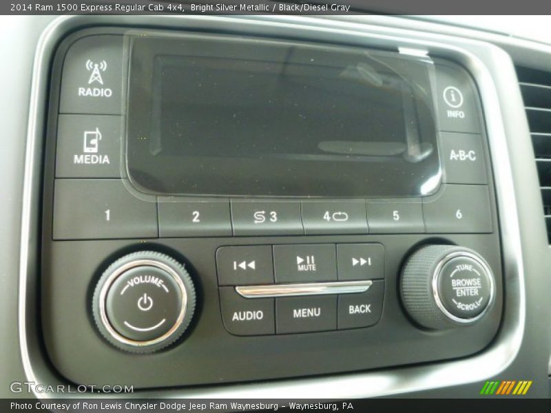 Bright Silver Metallic / Black/Diesel Gray 2014 Ram 1500 Express Regular Cab 4x4