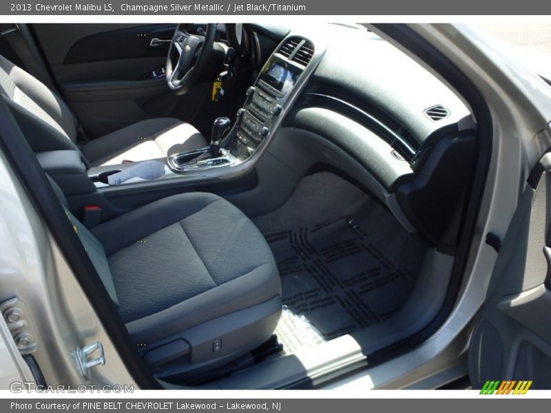 Champagne Silver Metallic / Jet Black/Titanium 2013 Chevrolet Malibu LS