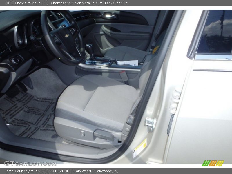 Champagne Silver Metallic / Jet Black/Titanium 2013 Chevrolet Malibu LS