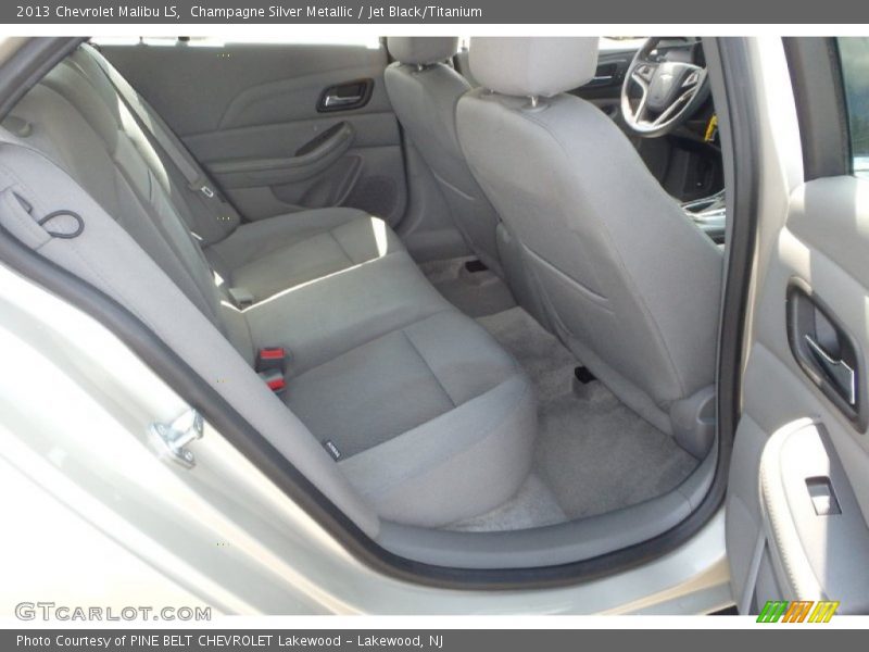 Champagne Silver Metallic / Jet Black/Titanium 2013 Chevrolet Malibu LS