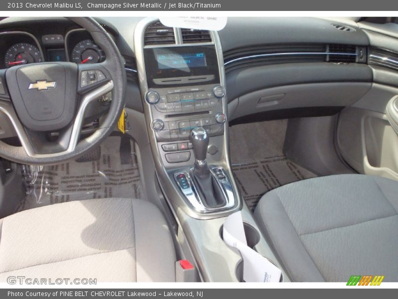 Champagne Silver Metallic / Jet Black/Titanium 2013 Chevrolet Malibu LS