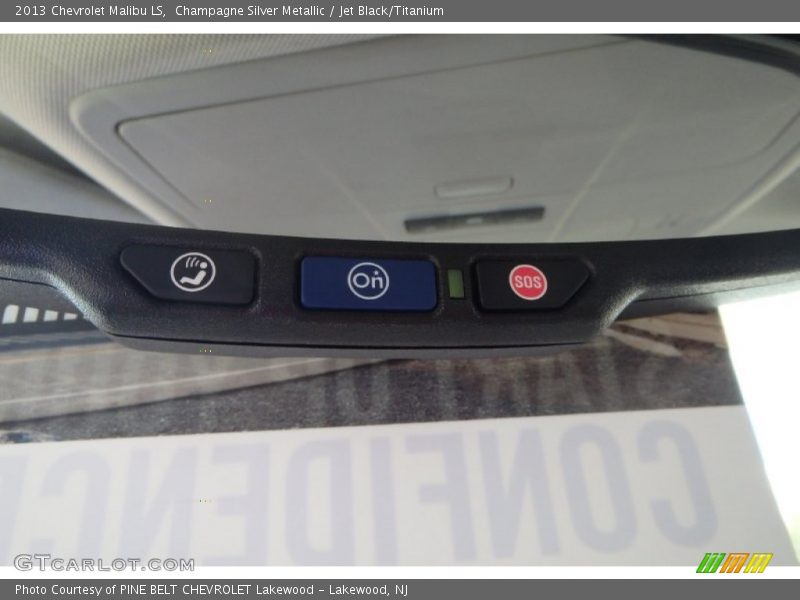 Champagne Silver Metallic / Jet Black/Titanium 2013 Chevrolet Malibu LS