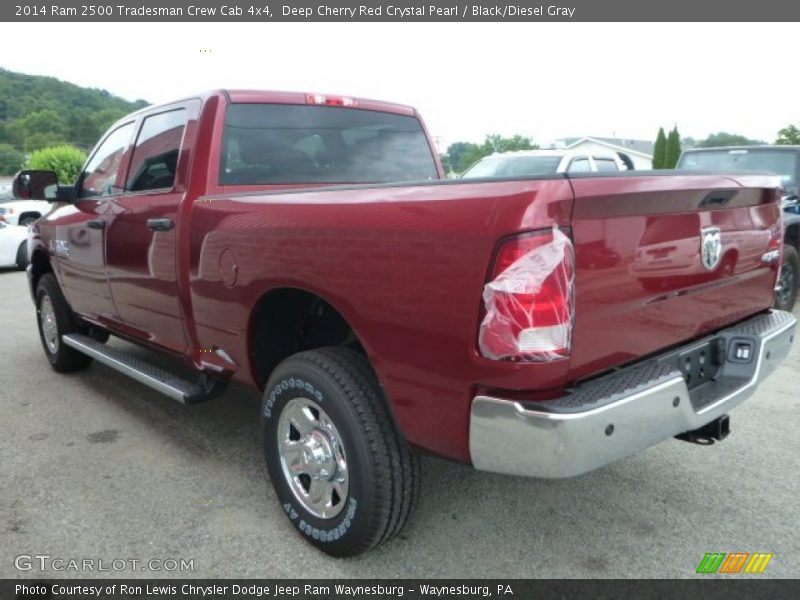 Deep Cherry Red Crystal Pearl / Black/Diesel Gray 2014 Ram 2500 Tradesman Crew Cab 4x4