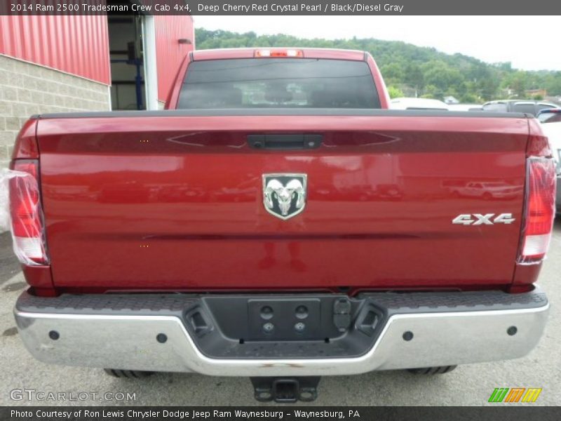 Deep Cherry Red Crystal Pearl / Black/Diesel Gray 2014 Ram 2500 Tradesman Crew Cab 4x4
