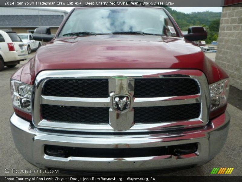 Deep Cherry Red Crystal Pearl / Black/Diesel Gray 2014 Ram 2500 Tradesman Crew Cab 4x4