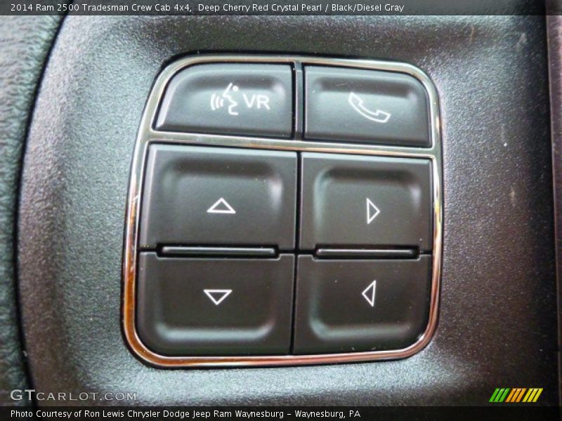 Deep Cherry Red Crystal Pearl / Black/Diesel Gray 2014 Ram 2500 Tradesman Crew Cab 4x4