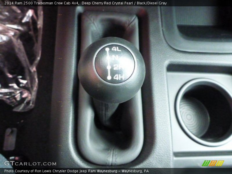 Deep Cherry Red Crystal Pearl / Black/Diesel Gray 2014 Ram 2500 Tradesman Crew Cab 4x4