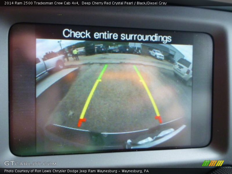 Deep Cherry Red Crystal Pearl / Black/Diesel Gray 2014 Ram 2500 Tradesman Crew Cab 4x4
