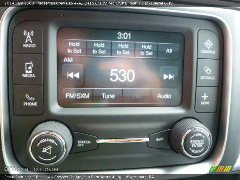 Deep Cherry Red Crystal Pearl / Black/Diesel Gray 2014 Ram 2500 Tradesman Crew Cab 4x4