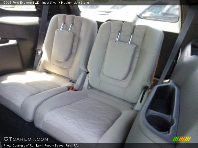 Ingot Silver / Medium Light Stone 2015 Ford Explorer FWD