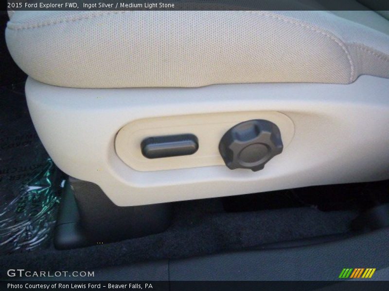 Ingot Silver / Medium Light Stone 2015 Ford Explorer FWD